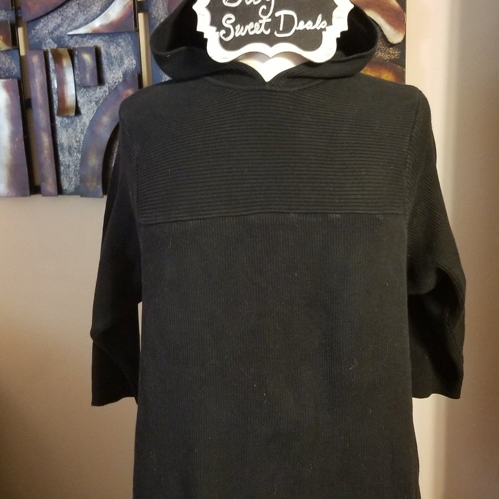 💰💰Black hoodie sweater sz 1X Jones NY Sport